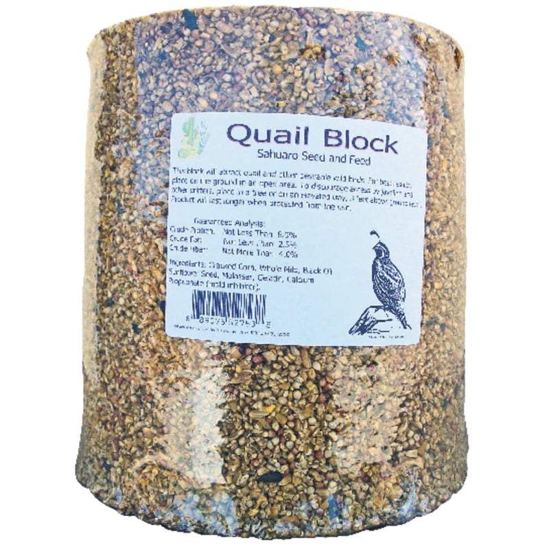 Sahuaro Seed Quail Block Bird Food Block 21 lb