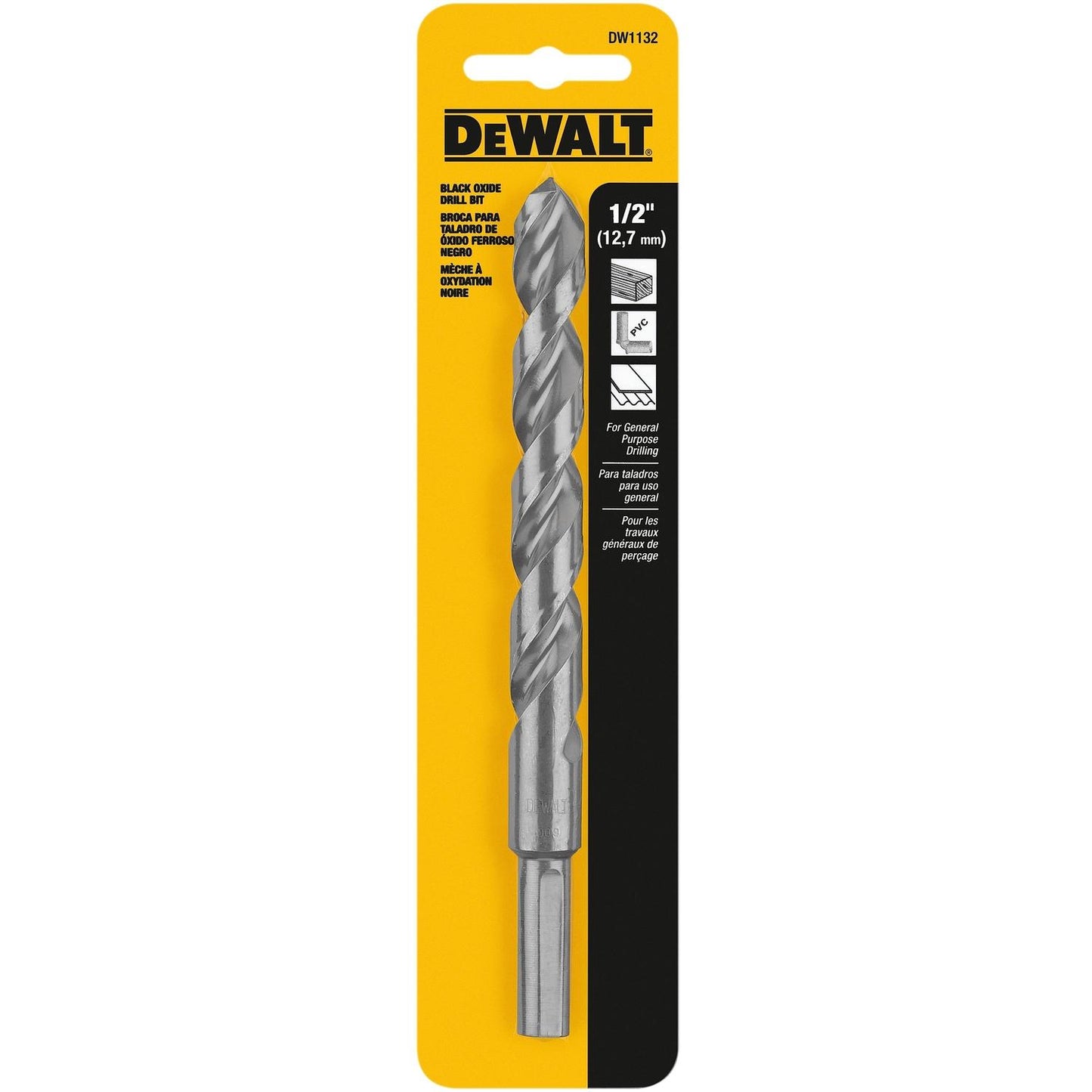 BLK&GLD DRILL BIT 1/2"
