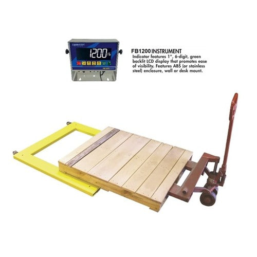 Fairbanks Scales Portable Pallet Floor Scale W/Wheel (PORTAB)