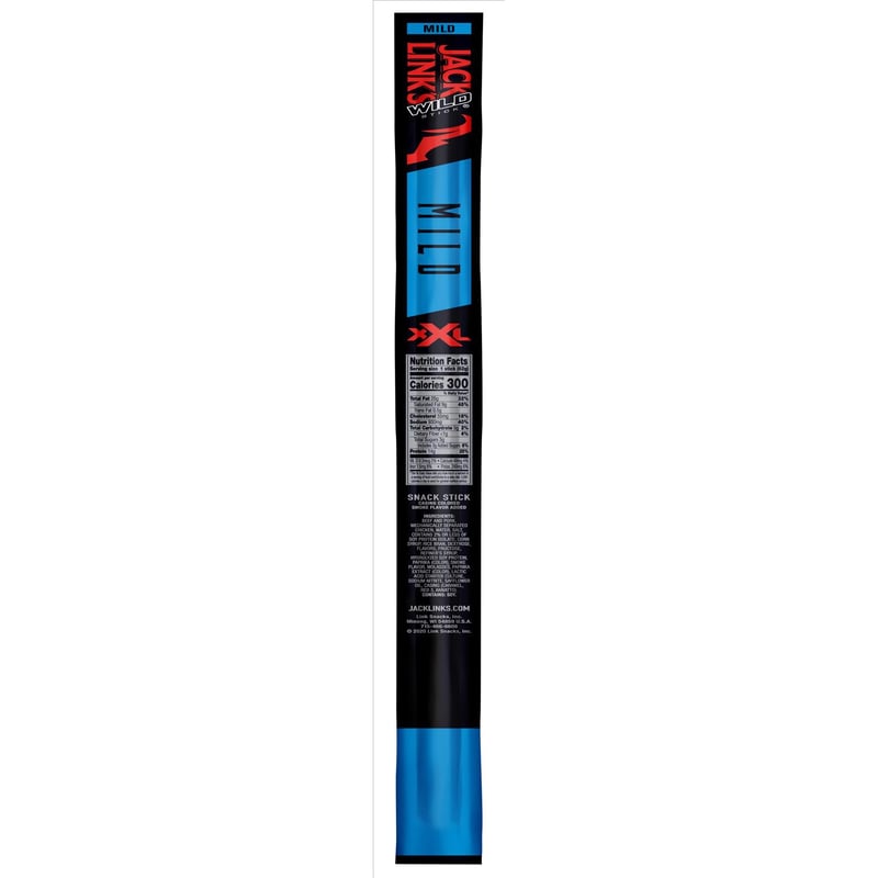 Jack Link's Wild Stick Mild Meat Sticks 2.2 oz Carded