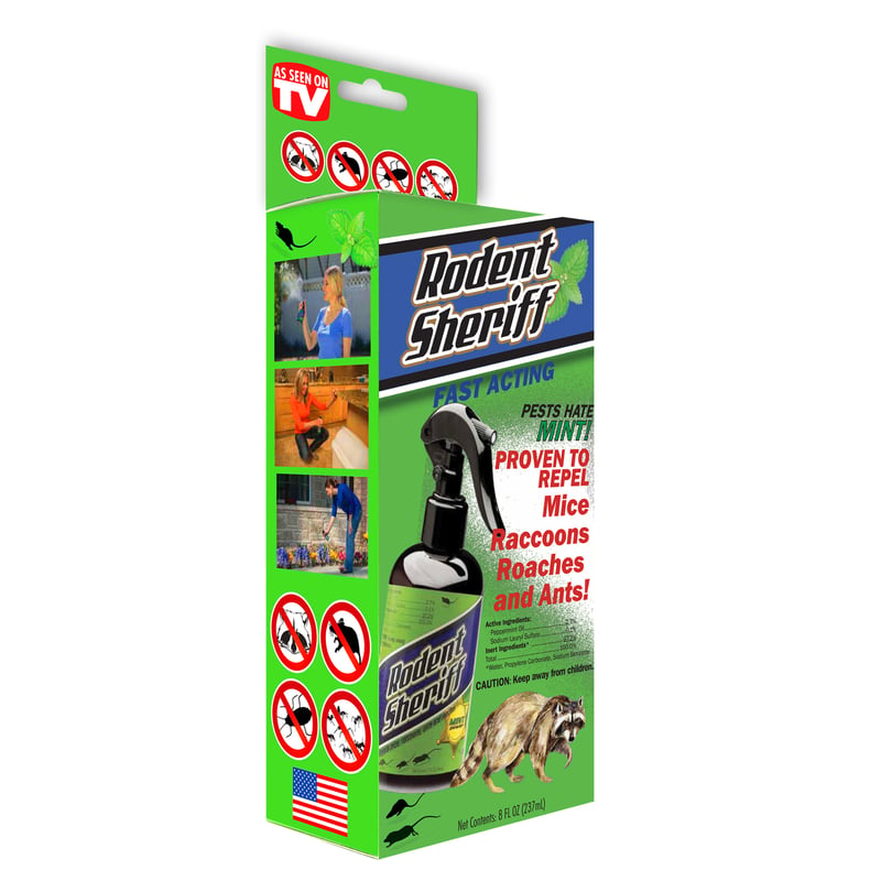 As Seen On Tv Rodent Sheriff Animal Repellent Liquid For Rodents 8 oz