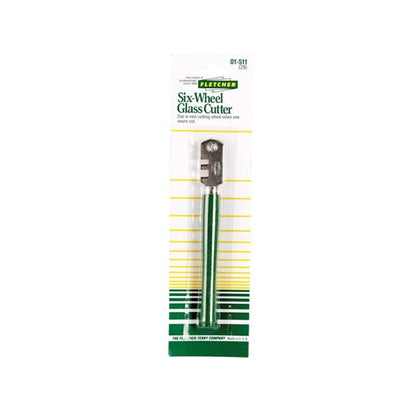 Fletcher-Terry 4 in. Fixed Blade Glass Cutter Green 1 pk