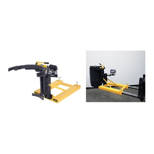 Fork Mounted Drum Gripper with Digital Scale