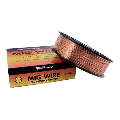 Forney ER70S-6 0.035 in. Mild Steel MIG Welding Wire 70000 psi 10 lb
