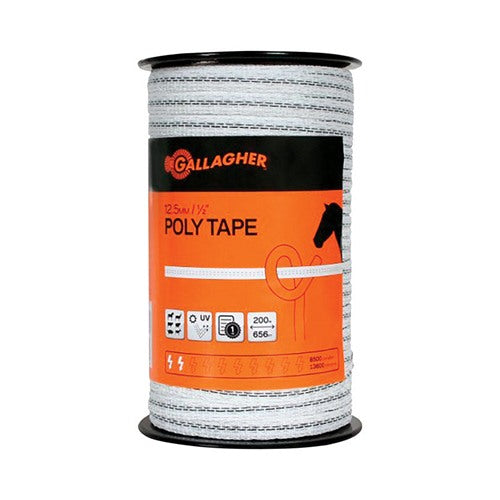 Gallagher Poly Tape Green/White