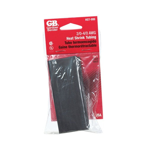 Gardner Bender 1 in. D Heat Shrink Tubing Black 2 pk