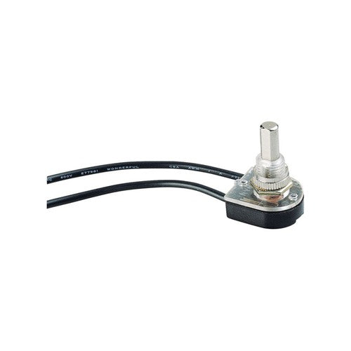 Gardner Bender 10 amps Single Pole Push Button Switch Silver 1 pk