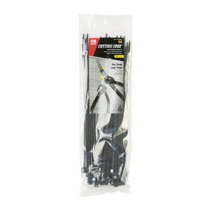 Gardner Bender 11 in. L Black Self-Cutting Cable Tie 50 pk