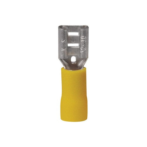 Gardner Bender 12-10 Ga. Insulated Wire Female Disconnect Yellow 16 pk