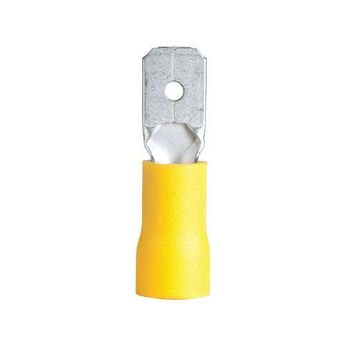 Gardner Bender 12-10 Ga. Insulated Wire Male Disconnect Yellow 16 pk