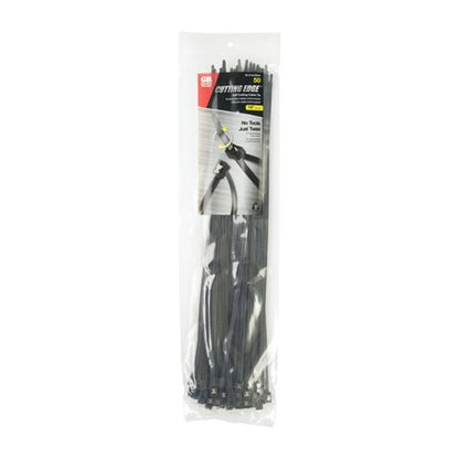 Gardner Bender 14 in. L Black Self-Cutting Cable Tie 50 pk