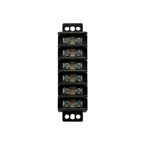 Gardner Bender 22-10 Ga. Insulated Wire Terminal Block Black 1 pk