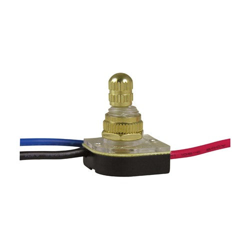 Gardner Bender 6 amps Rotary Switch Brass 1 pk