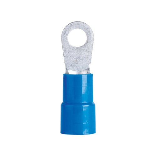 Gardner Bender 6 Ga. Insulated Wire Ring Terminal Blue 4 pk