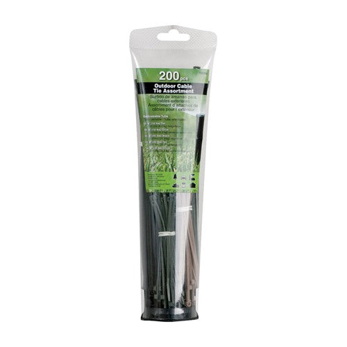 Gardner Bender Assorted Cable Tie 200 pk