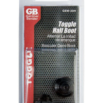 Gardner Bender Half-Boot Toggle Switch Black 2 pk