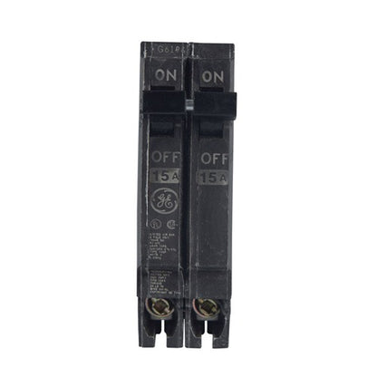 GE Q-Line 15 amps Standard 2-Pole Circuit Breaker