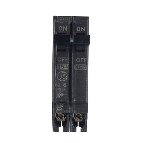 GE Q-Line 15 amps Standard 2-Pole Circuit Breaker