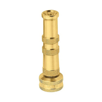 Gilmour Adjustable Twist Brass Heavy-Duty Hose Nozzle
