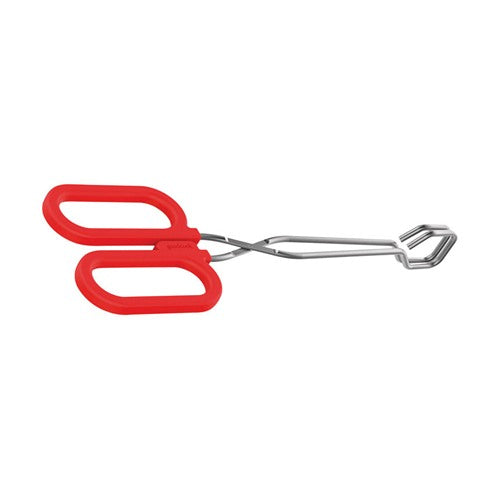 Good Cook Red/Silver Stainless Steel Tongs
