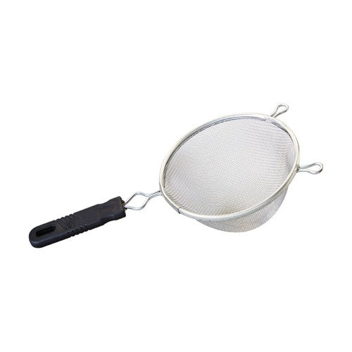 Good Cook Silver/Black Aluminum Mesh Strainer