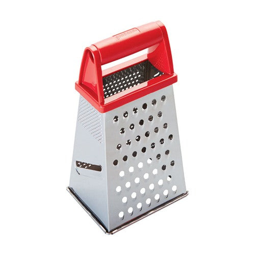 Good Cook Silver/Red Stainless Steel Box Grater