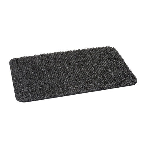 GrassWorx Clean Machine 18 in. W X 30 in. L Flint Flair Astroturf Door Mat