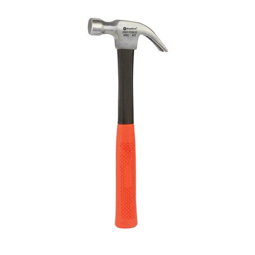 GreatNeck 8 oz Milled Face Curved Claw Hammer 8 in. Fiberglass Handle