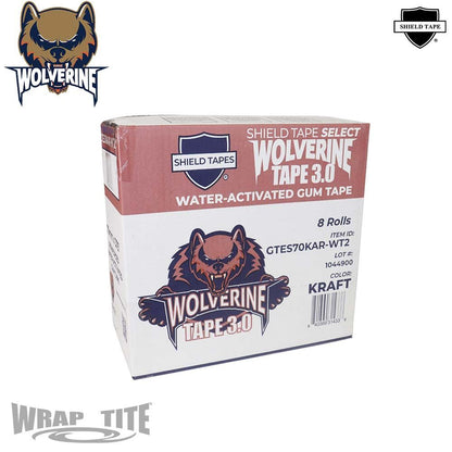 WrapTite Water-Activated Reinforced Gum Tape - GTES70KAR-WT2