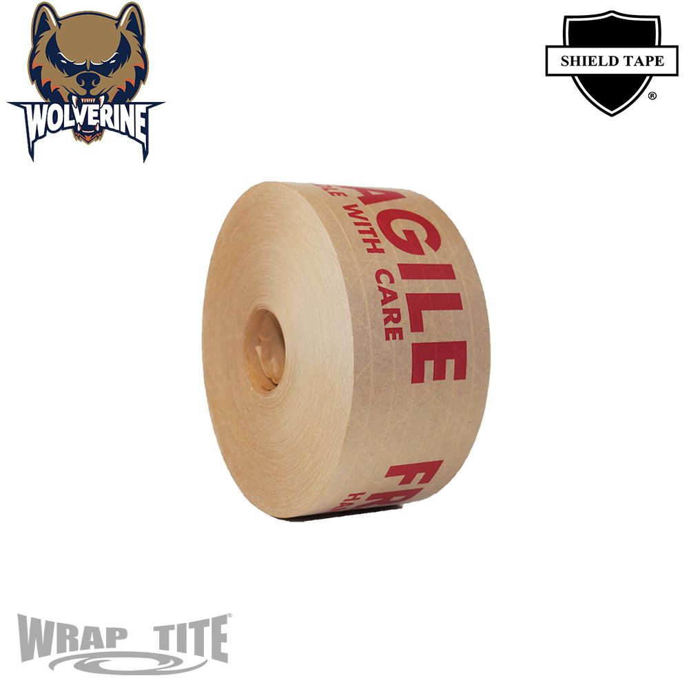 WrapTite Water-Activated Reinforced Gum Tape - GTIS70KAR-FGL