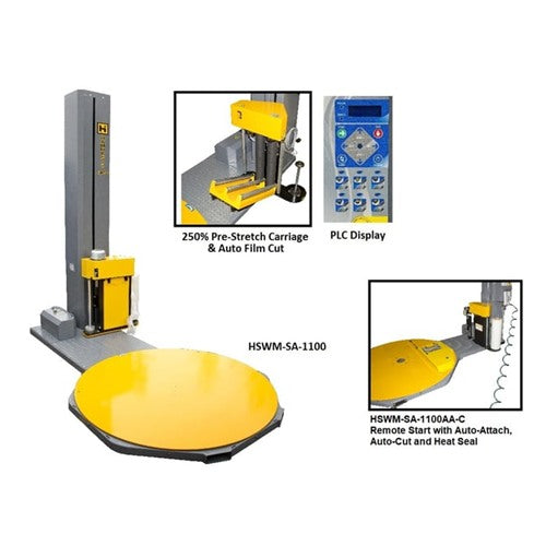 Handle-It Heavy Use Low-Profile Semi-Auto & Automatic Stretch Wrap Machines (HSWM)