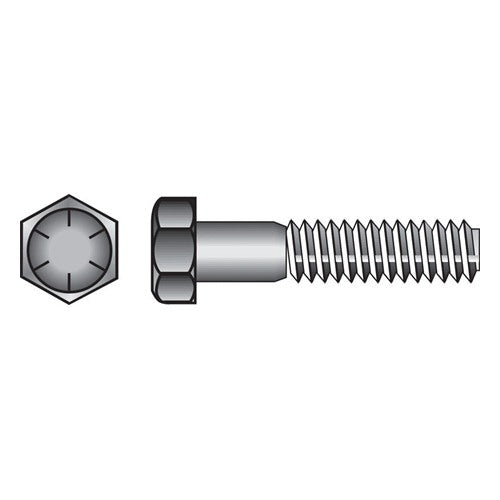 HILLMAN 1/2 in. D X 1-1/2 in. L Heat Treated Steel Hex Head Cap Screw 50 pk — Model 220223