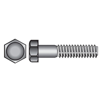 HILLMAN 1/2 in. D X 1-1/2 in. L Zinc Plated Steel Hex Bolt 50 pk