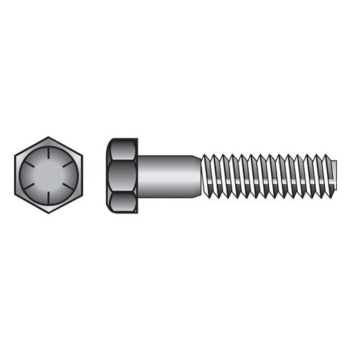 HILLMAN 1/2 in. D X 2 in. L Heat Treated Steel Hex Head Cap Screw 50 pk — Model 220229