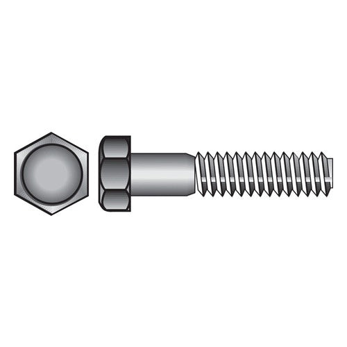 HILLMAN 1/2 in. D X 2 in. L Hot Dipped Galvanized Steel Hex Bolt 50 pk