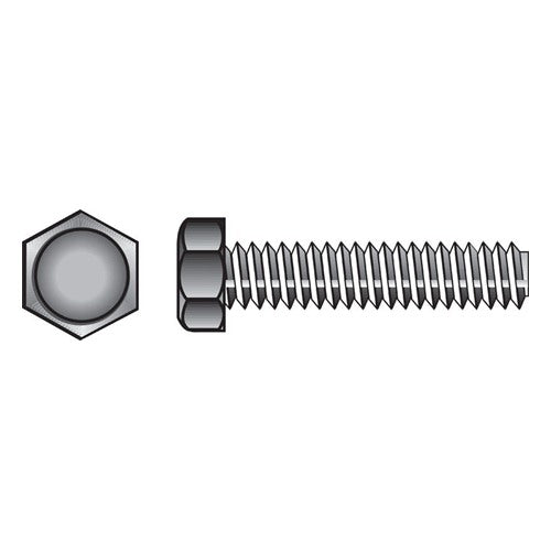 HILLMAN 1/2 in. D X 2 in. L Zinc Plated Steel Hex Tap Bolt 50 pk