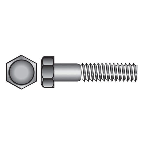 HILLMAN 1/2 in. D X 3-1/2 in. L Zinc Plated Steel Hex Bolt 25 pk