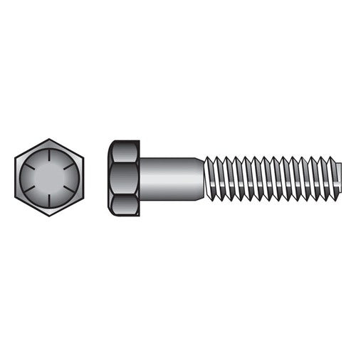 HILLMAN 1/2 in. D X 5 in. L Heat Treated Steel Hex Head Cap Screw 25 pk