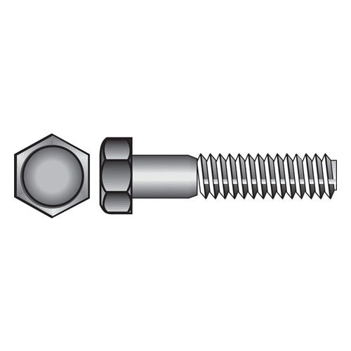 HILLMAN 1/2 in. D X 8 in. L Hot Dipped Galvanized Steel Hex Bolt 25 pk