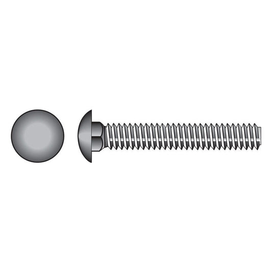 HILLMAN 1/2 in. X 1-1/2 in. L Zinc-Plated Steel Carriage Bolt 50 pk