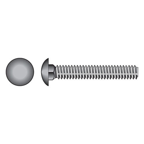 HILLMAN 1/2 in. X 2-1/2 in. L Hot Dipped Galvanized Steel Carriage Bolt 50 pk