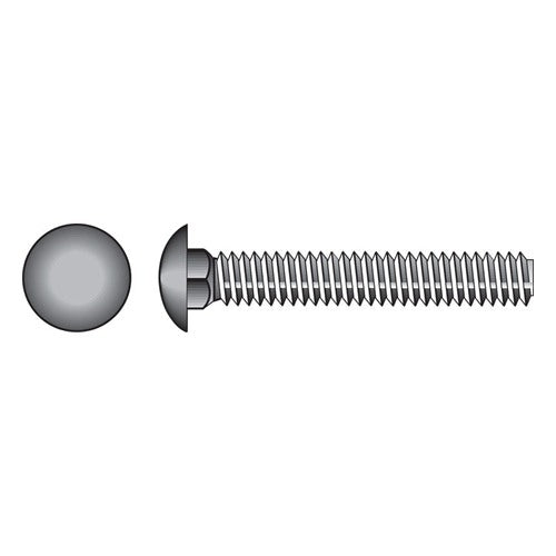 HILLMAN 1/2 in. X 3-1/2 in. L Hot Dipped Galvanized Steel Carriage Bolt 25 pk