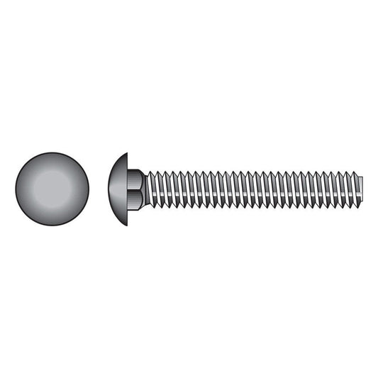 HILLMAN 1/2 in. X 3-1/2 in. L Zinc-Plated Steel Carriage Bolt 25 pk