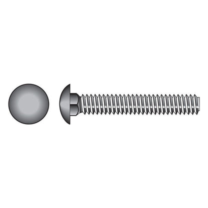 HILLMAN 1/2 in. X 3 in. L Zinc-Plated Steel Carriage Bolt 50 pk