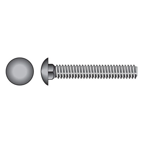 HILLMAN 1/2 in. X 4-1/2 in. L Hot Dipped Galvanized Steel Carriage Bolt 25 pk
