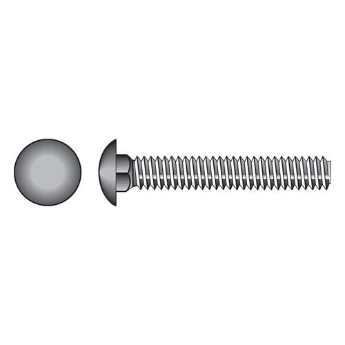 HILLMAN 1/2 in. X 4 in. L Hot Dipped Galvanized Steel Carriage Bolt 25 pk