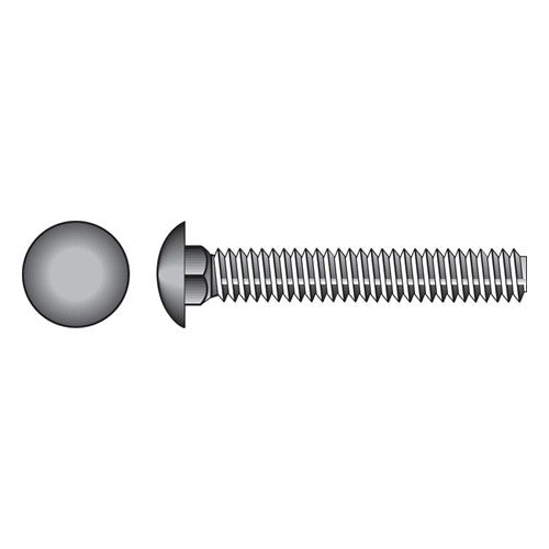 HILLMAN 1/2 in. X 5-1/2 in. L Zinc-Plated Steel Carriage Bolt 25 pk