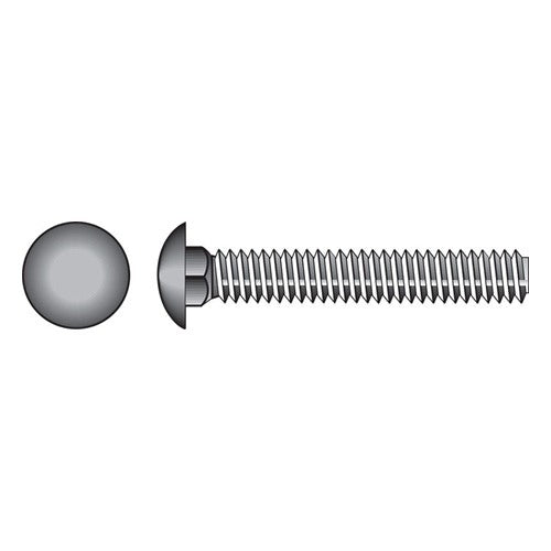 HILLMAN 1/2 in. X 8 in. L Hot Dipped Galvanized Steel Carriage Bolt 25 pk