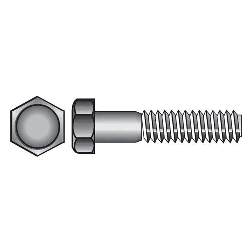 HILLMAN 1/4-20 in. D X 4 in. L Stainless Steel Hex Head Cap Screw 25 pk