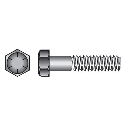 HILLMAN 1/4 in. D X 1-1/2 in. L Heat Treated Steel Hex Head Cap Screw 100 pk — Model 220021